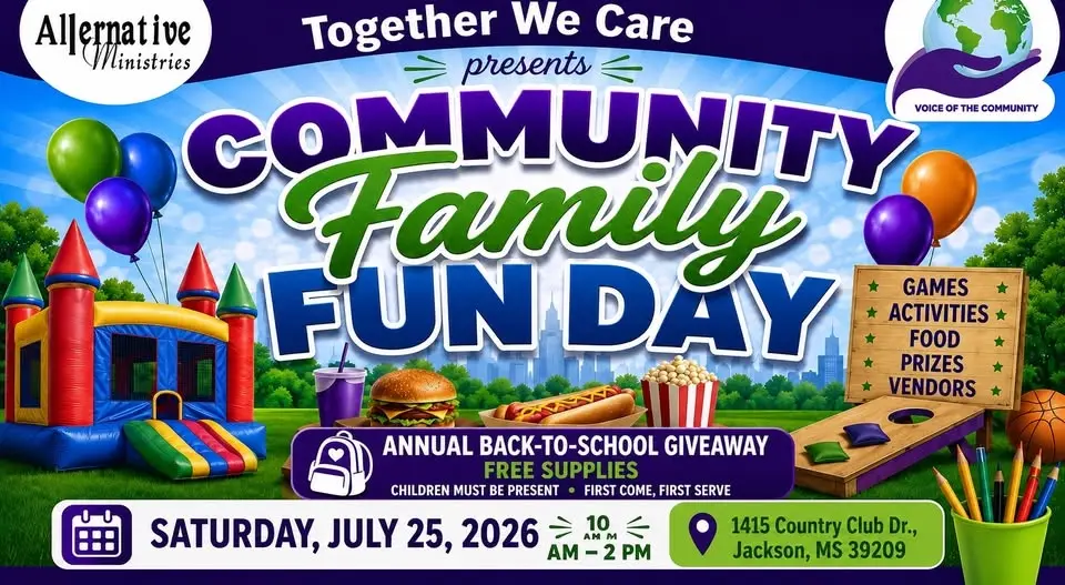 Community Family Fun Day, Back To School Giveaway