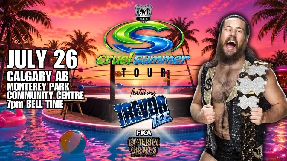 CWE Live In Calgary Ft WWE/NXT/TNA Wrestling Star Trevor Lee