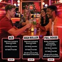 Party Packages at Bally's Casino Newcastle