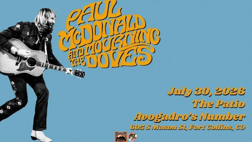 Paul McDonald & the Mourning Doves: Presented by Mishawaka **AT AVO'S PATIO**