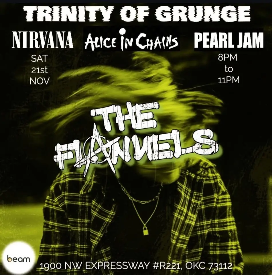 The Flannels @ Beam Live for The Trinity of Grunge!