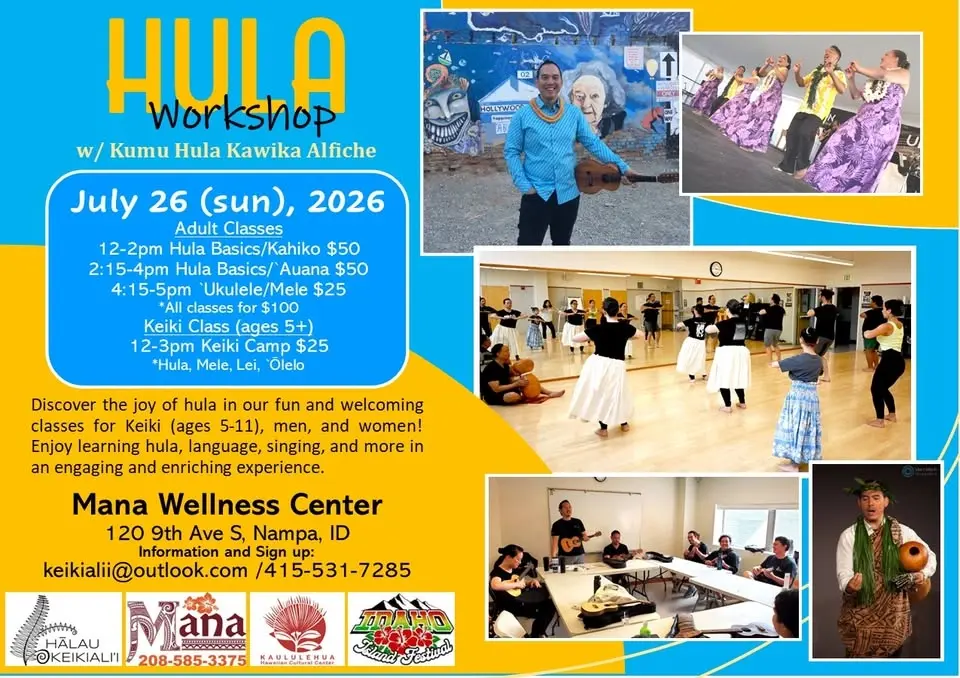 Hula Workshop in Nampa, Idaho w/ Kumu Hula Kawika Alfiche