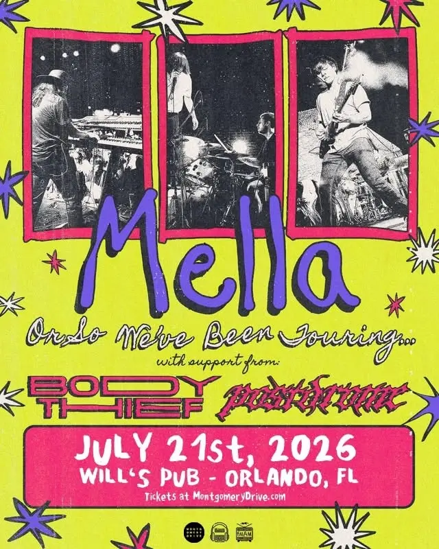 Mella with Body Thief and Postdrome at Will’s Pub - Orlando, FL