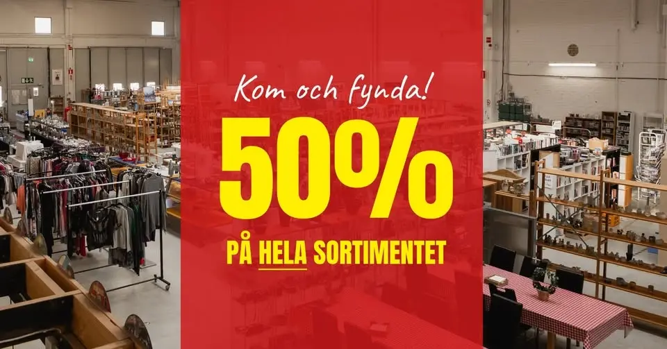 💥 BIG MONTH SALE - HALVA PRISET 💥 På hela sortimentet  • Kungälv