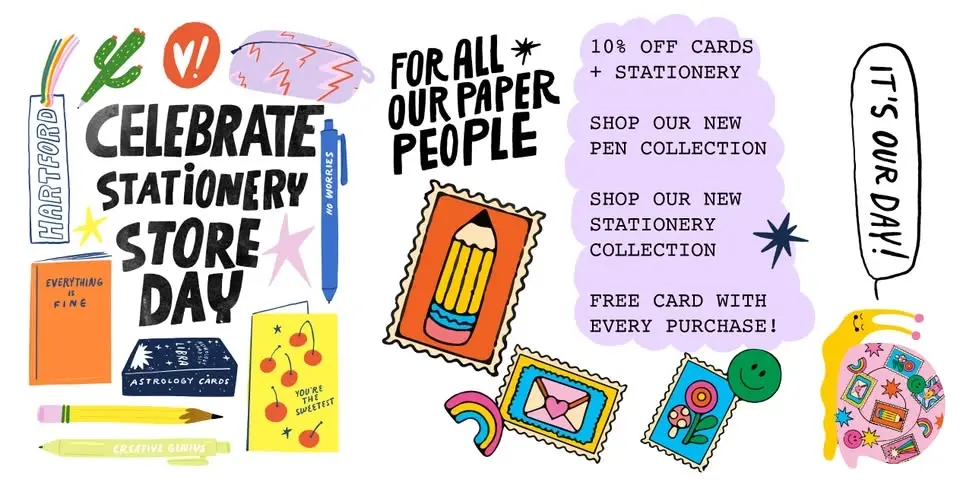 Stationery Store Day 🎉