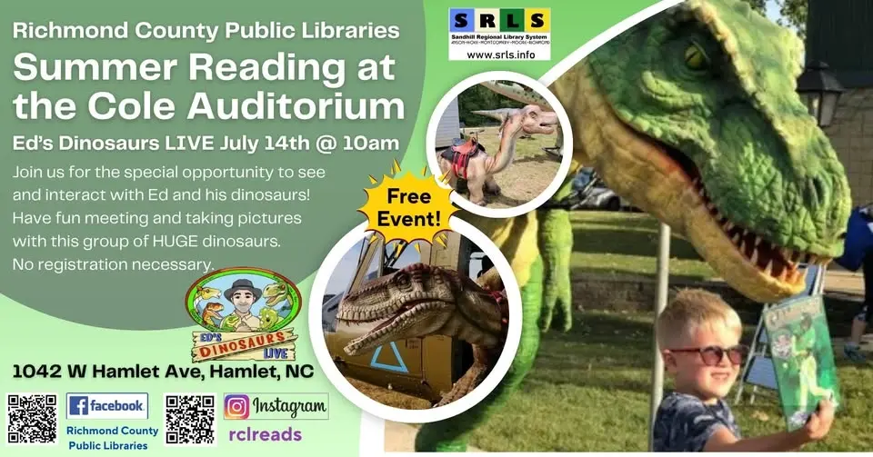 Ed's Dinosaurs LIVE @ The Cole Auditorium