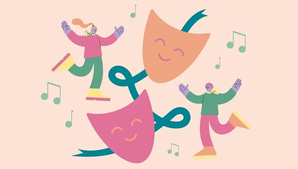 Barnteater med Kultursommarjobbarna