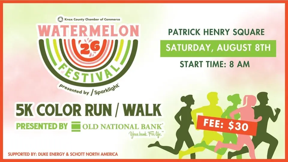 Watermelon Festival 5k Color Run/Walk Sponsored by Old National Bank