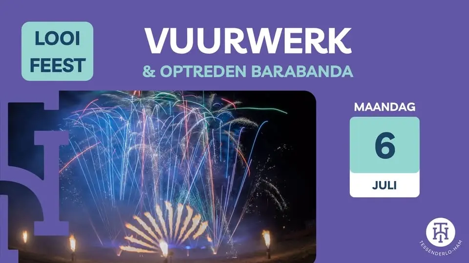 Looi Feest: Vuurwerk & optreden Barabanda