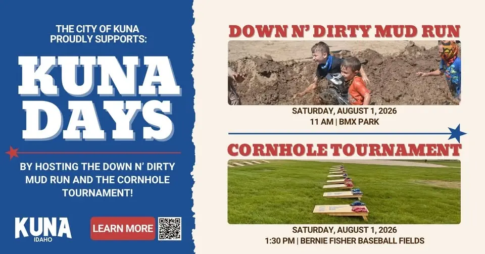 KUNA DAYS: Mud Run & Cornhole Tournament