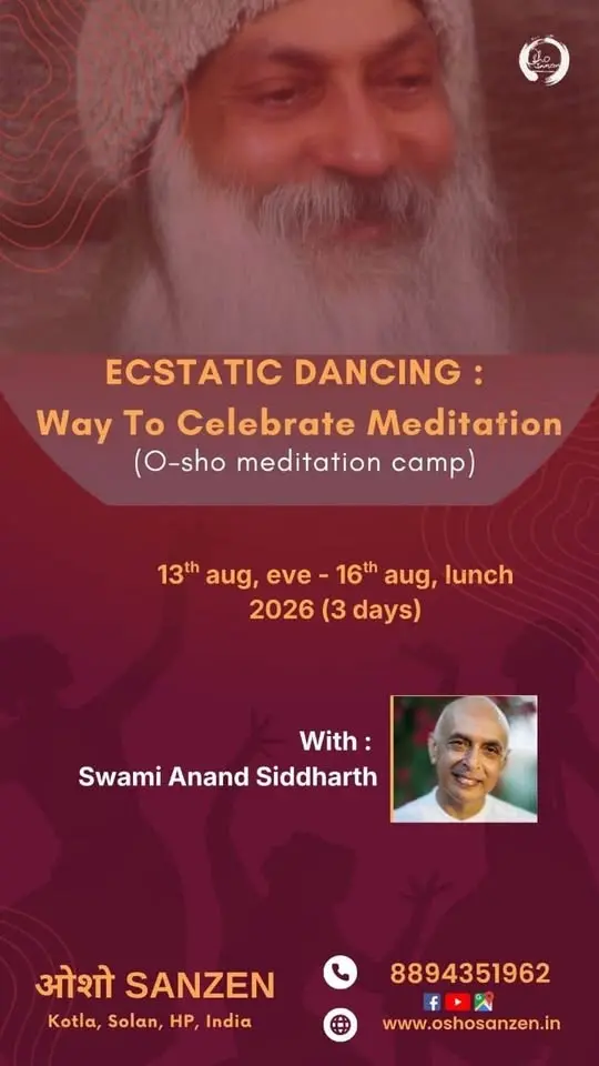 ECSTATIC DANCING : way to celebrate meditation