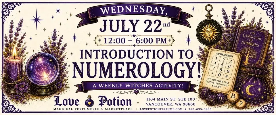 INTRODUCTION TO NUMEROLOGY! A WEEKLY WITCHES ACTIVITY! 