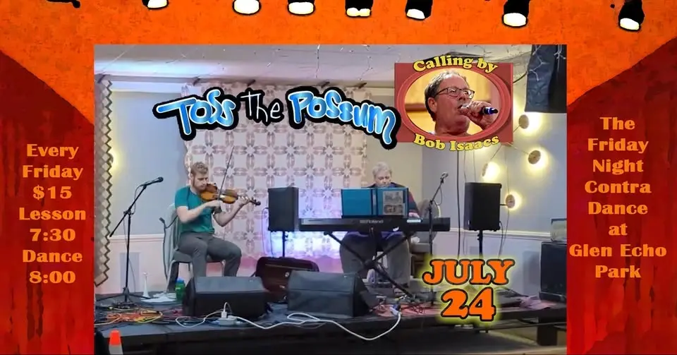 Friday Night Contra Dance: Bob Isaacs & Toss the Possum!