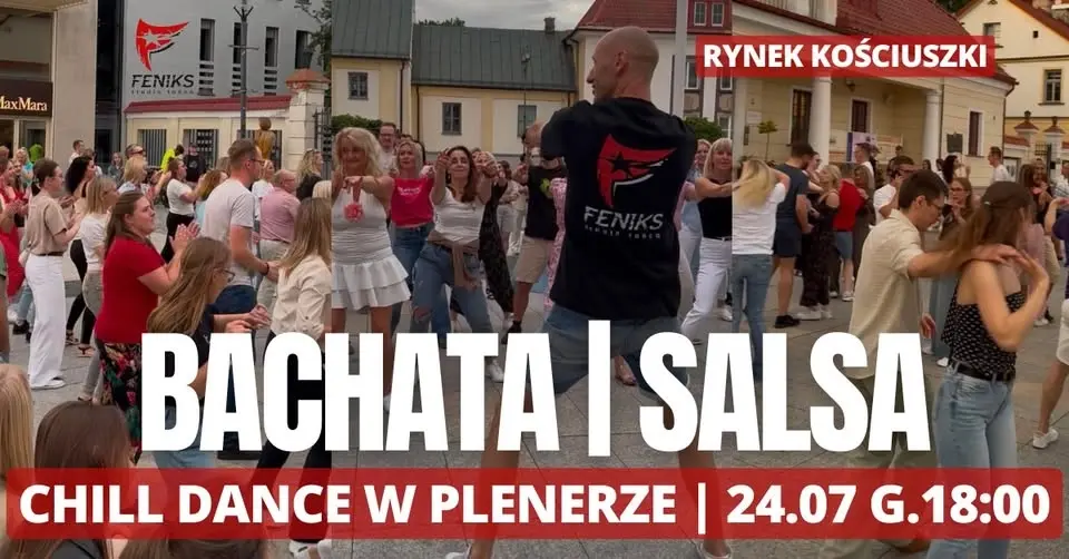 SALSA I BACHATA na Rynku Kościuszki z Feniksem