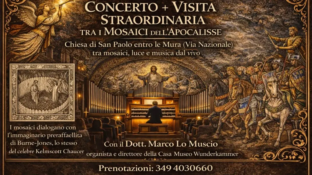 Concerto Privato d'organo + Visita guidata fra i mosaici dell'Apocalisse!