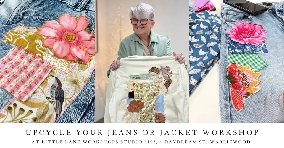 Upcycle your Jeans or Jacket -  Slow Stitching Workshop