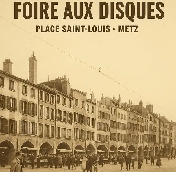 FOIRE AUX DISQUES DE METZ ( place St Louis ) DIMANCHE 6  SEPTEMBRE 2026