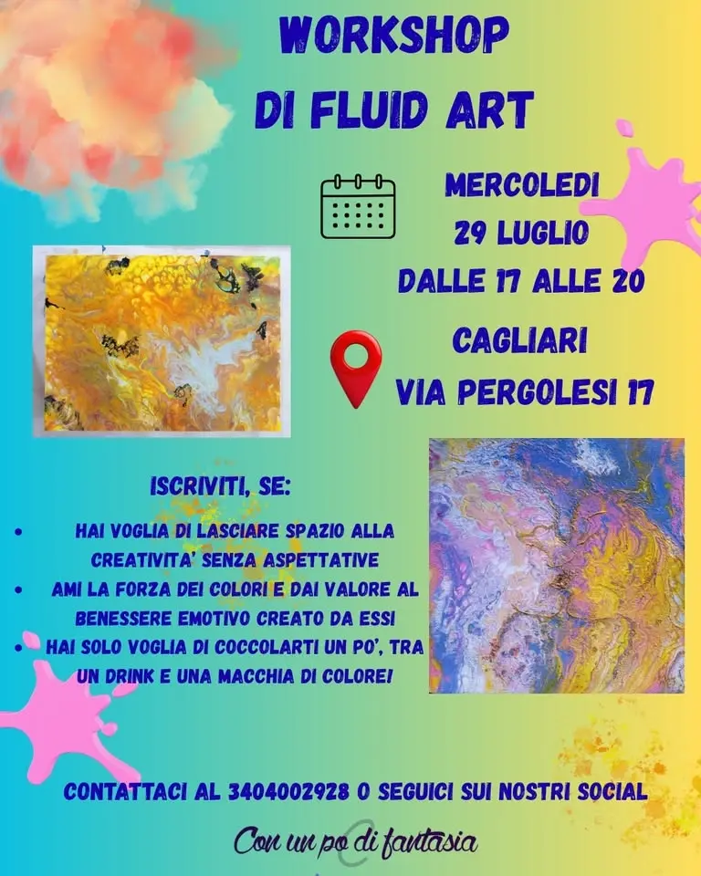 Laboratorio di Fluid Art! 