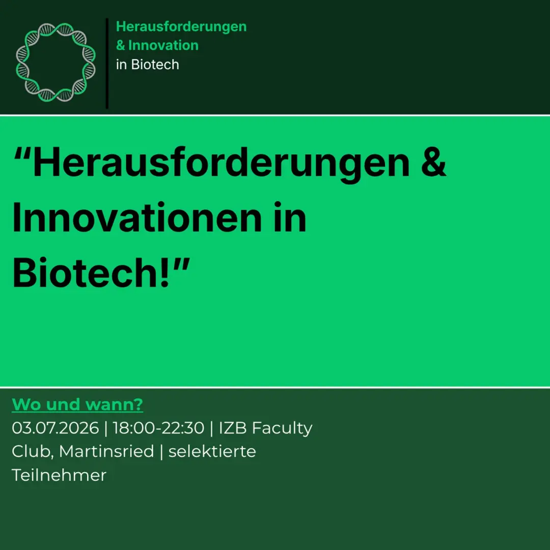 Panel Talk 2026- Herausforderungen & Innovationen in Biotech