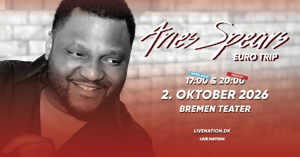 Aries Spears: Aries Spears Live | Bremen Teater | 2. oktober 2026 - UDSOLGT