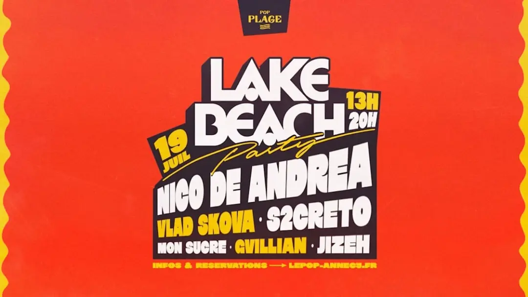 Lake Beach Party - Dimanche 19 Juillet
