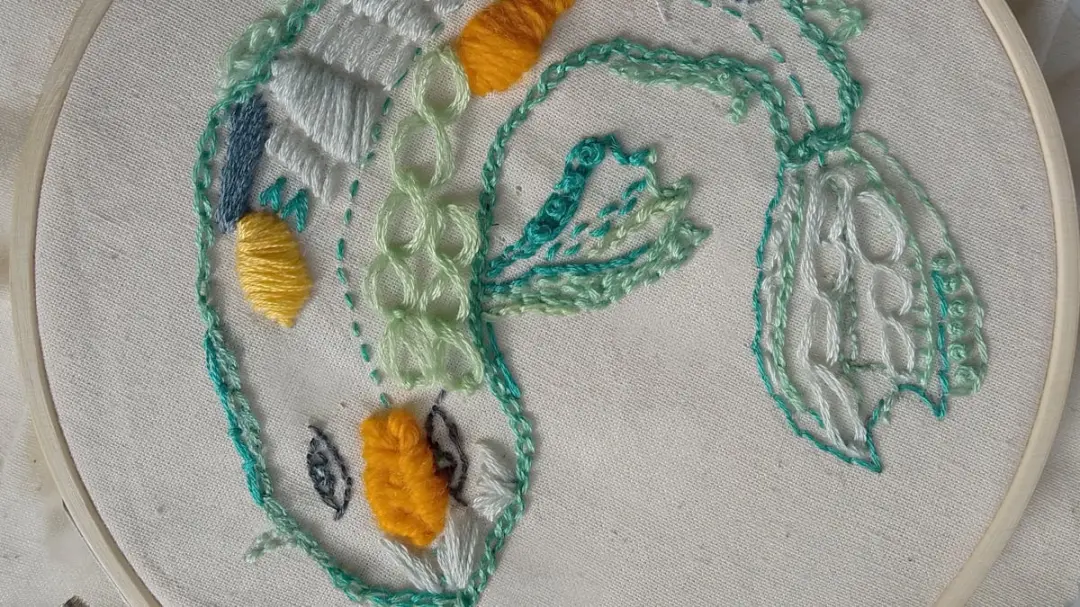 Broderi Workshop - "Alt går i fisk" 
