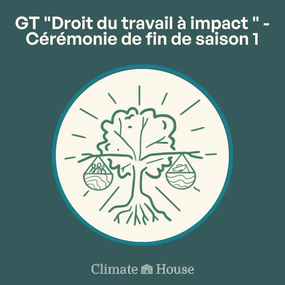 GT "Droit du travail à impact " - Cérémonie de fin de saison 1