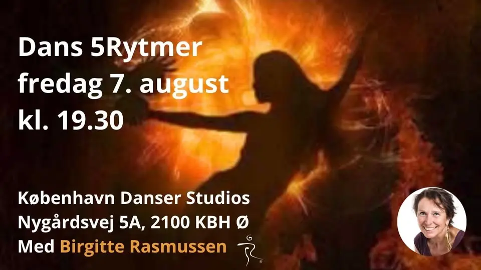 Dans 5Rytmer: sæsonafslutning 12. juni og efter sommerpausen starter vi op 7. august