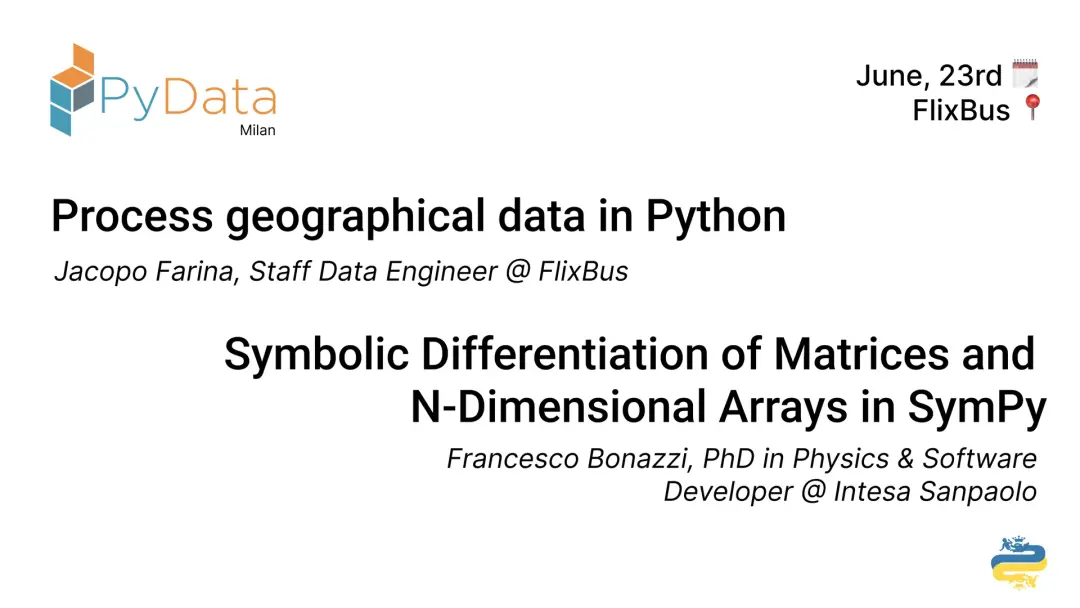 Geographical Data & Symbolic Differentiation with Python
