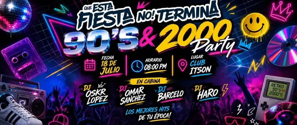 90S & 2000 RETRO PARTY