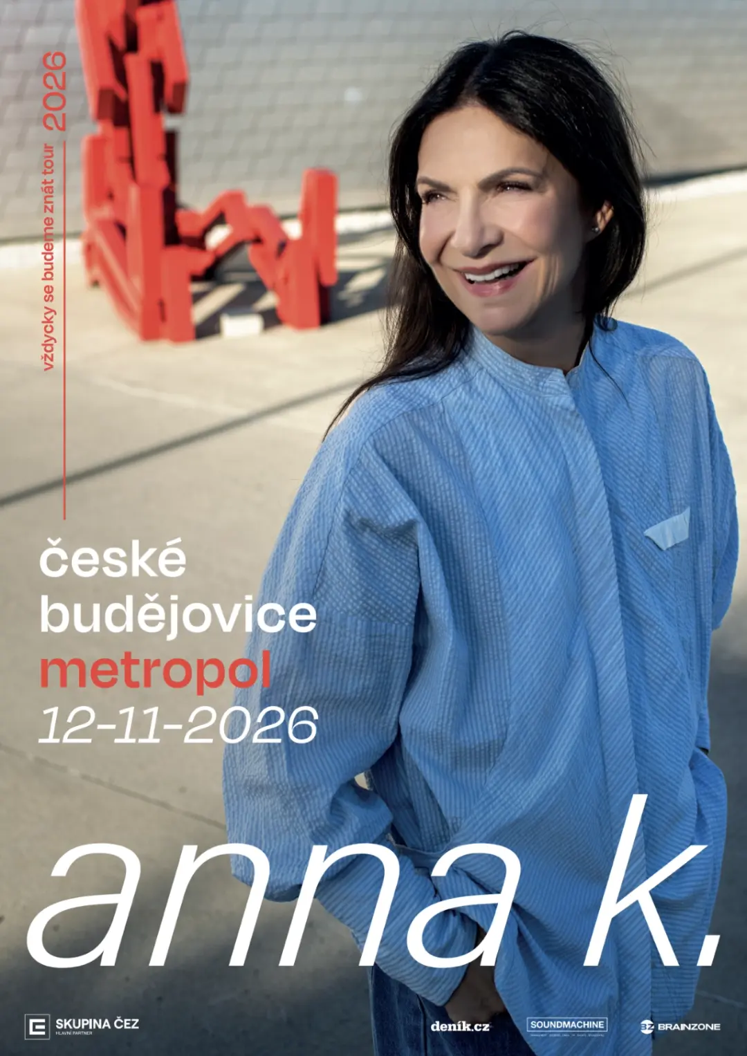 ANNA K.  Vždycky se budeme znát tour | České Budějovice