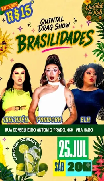 Quintal Drag Show Brasilidades