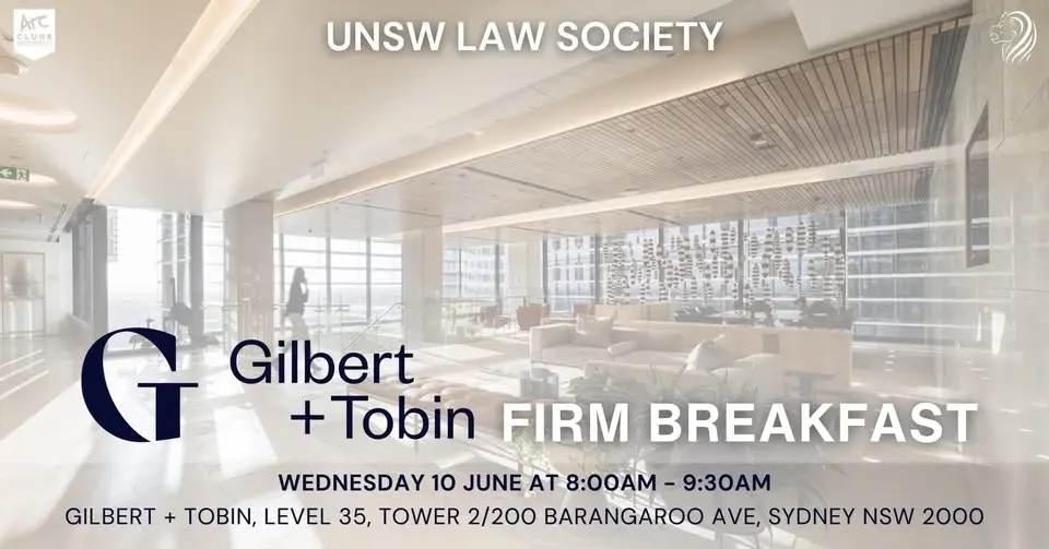 Gilbert + Tobin Firm Breakfast