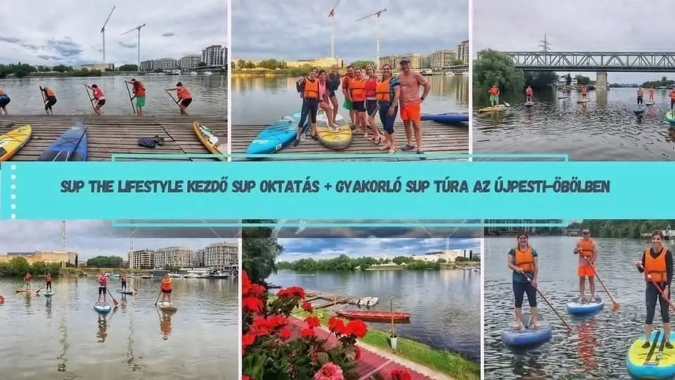 Kezdő sup oktatás + gyakorló túra az Újpesti-öbölben / 8fő/ Megtelt 