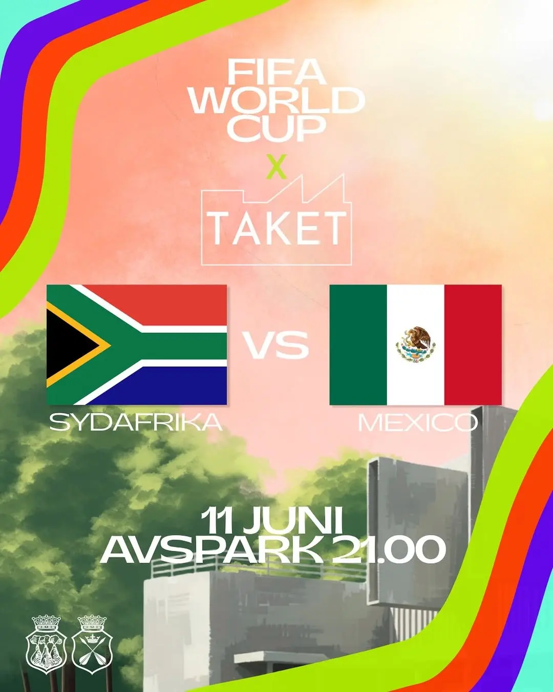 FIFA World Cup: Sydafrika vs Mexico @ Taket