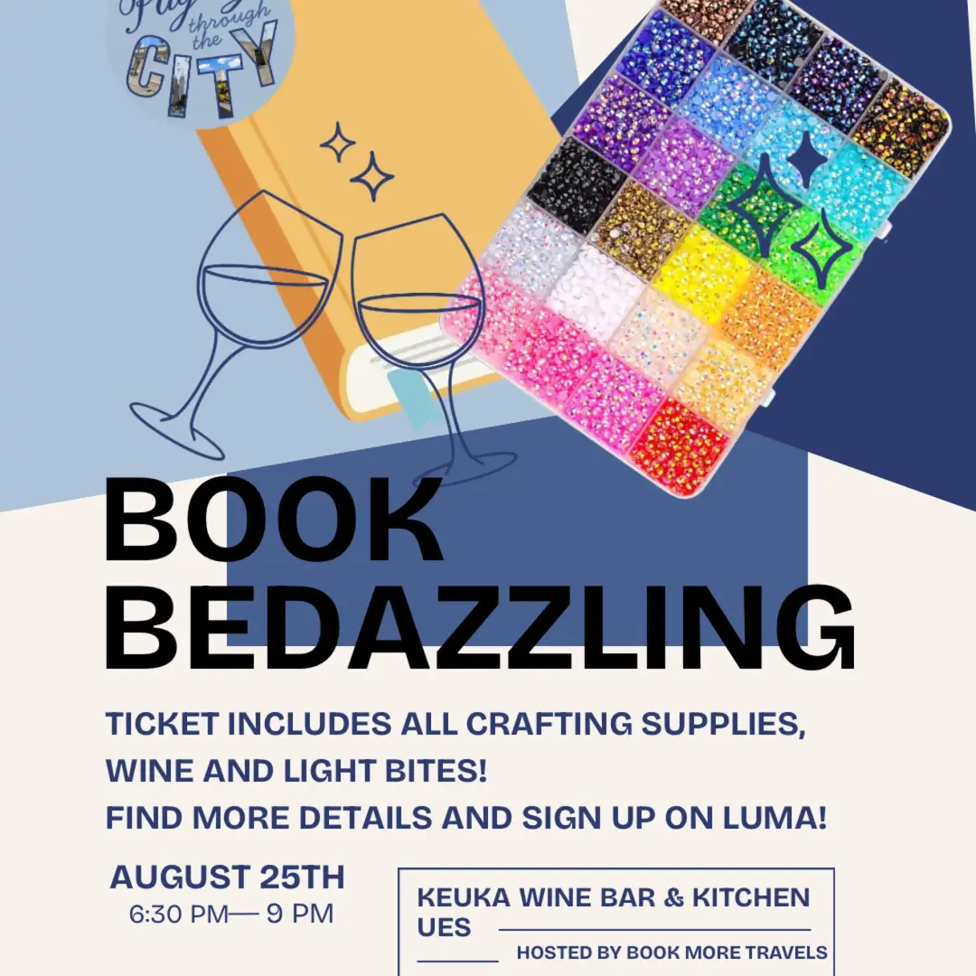 Bookish Crafty Night- Book Bedazzling