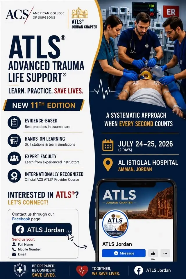 ATLS® Provider Course – 11th Edition | ATLS Jordan Chapter