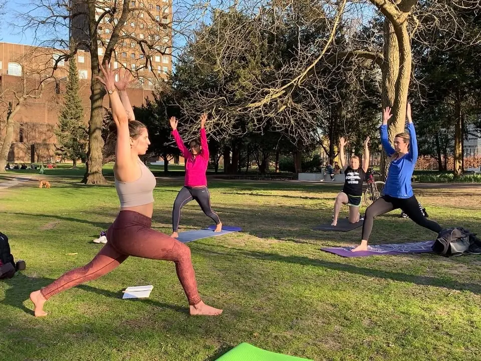 Outdoor Gentle Yoga in Byparken