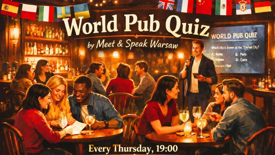 World Pub Quiz ๐๐ค + Social Meetup ๐ค๐ฌ๐ธโจ