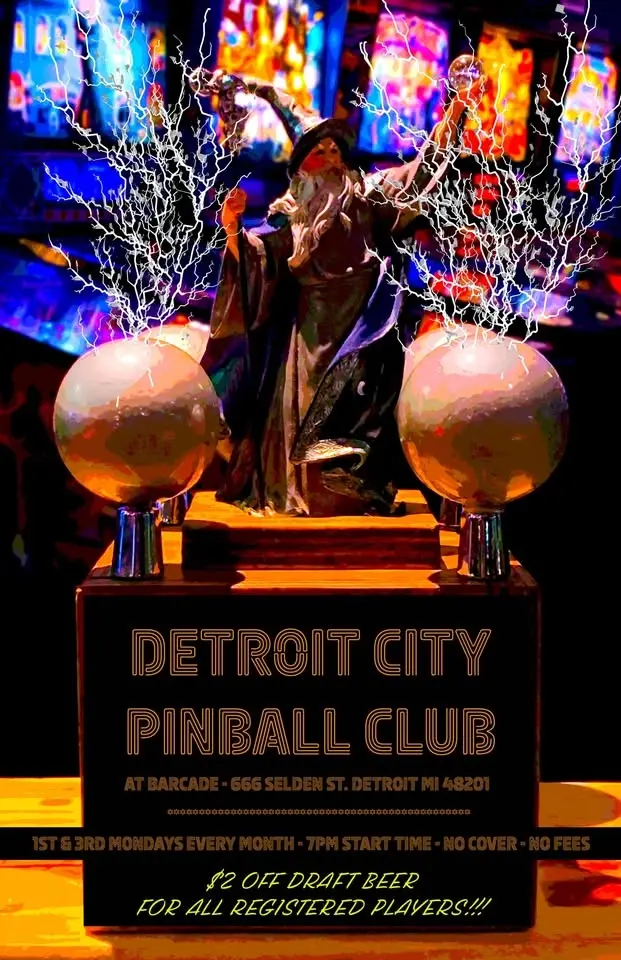 Detroit City Pinball Club @Barcade