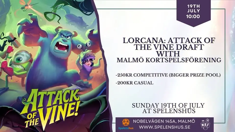 Attack of the vine Pre-release Draft Tillsammans med Playoteket