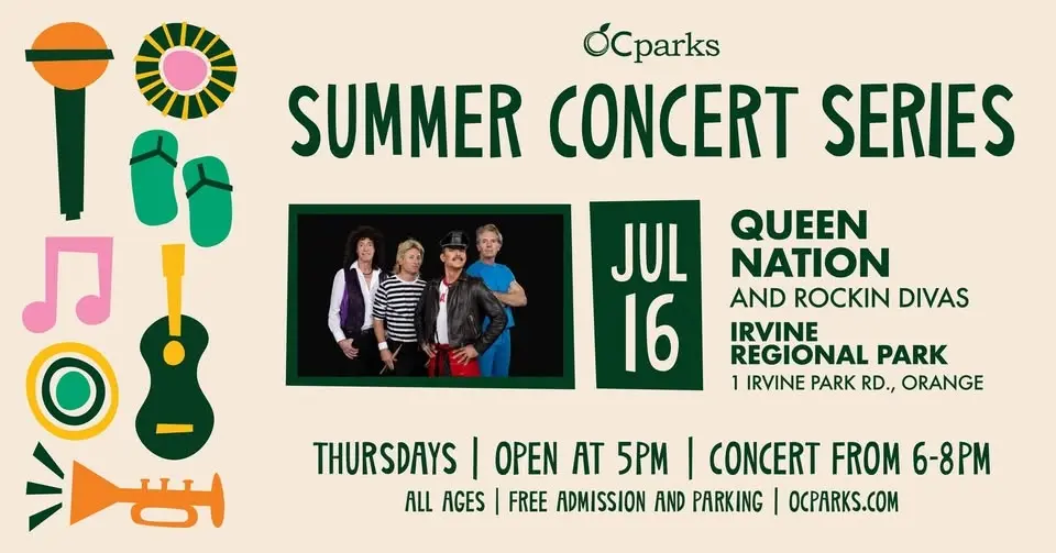 Queen Nation: 2026 OC Parks Summer Concert Series
