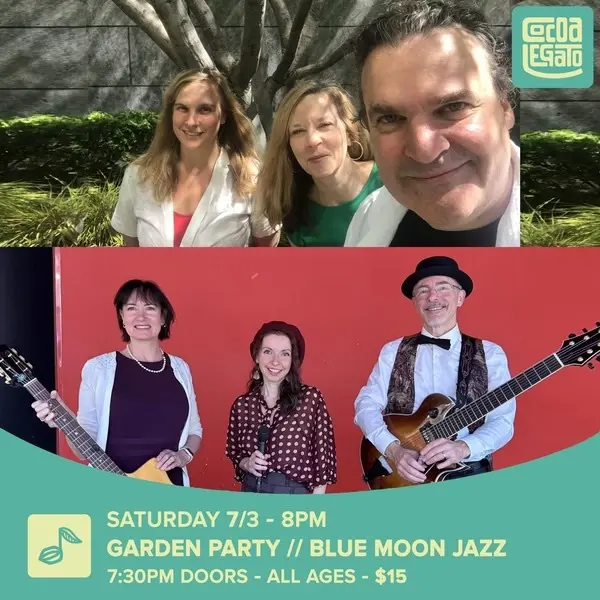 Blue Moon Jazz // Garden Party at Cocoa Legato 