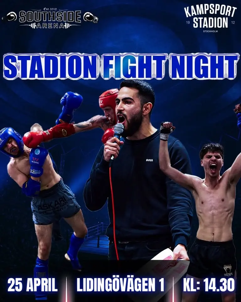 Stadion Fight Night 25 april! 