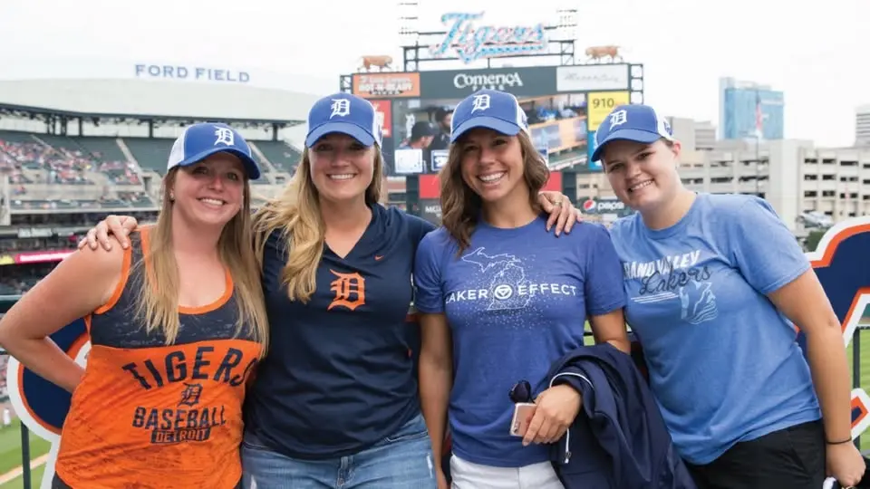 GVSU Alumni and Friends at the Detroit Tigers
