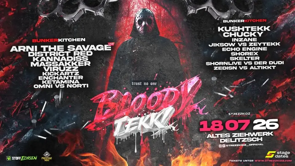18.07. • Strezzkidz pres. BLOODY TEKK • Altes Ziehwerk