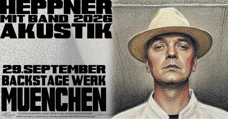 PETER HEPPNER & BAND | AKUSTIK 2026 | BACKSTAGE MÜNCHEN 2026