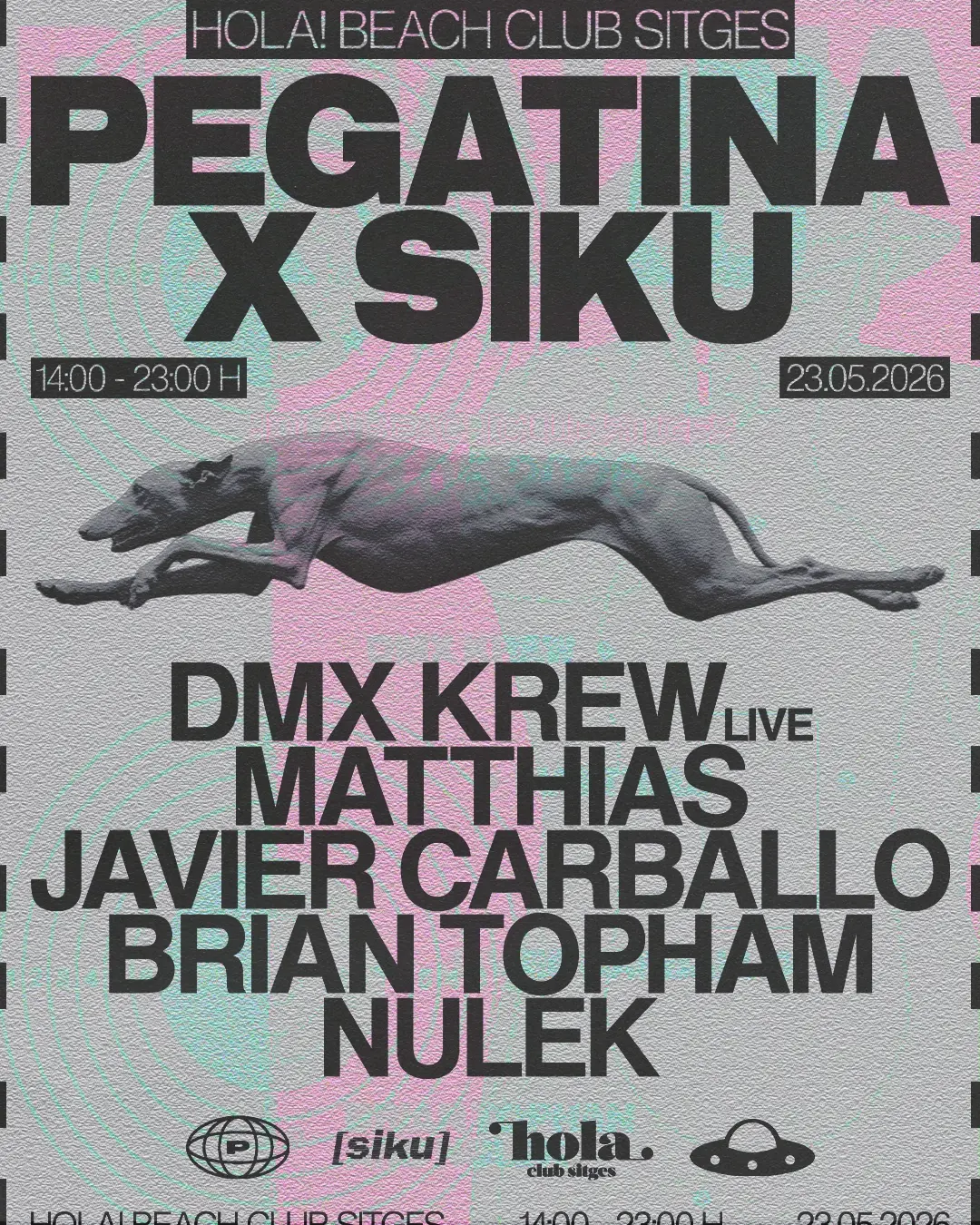 Pegatina x Siku at Hola Beach Club pres. DMX Krew live + Matthias