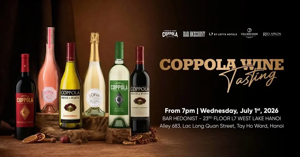 COPPOLA WINE TASTING | A NIGHT OF CINEMA, CULTURE & WINE