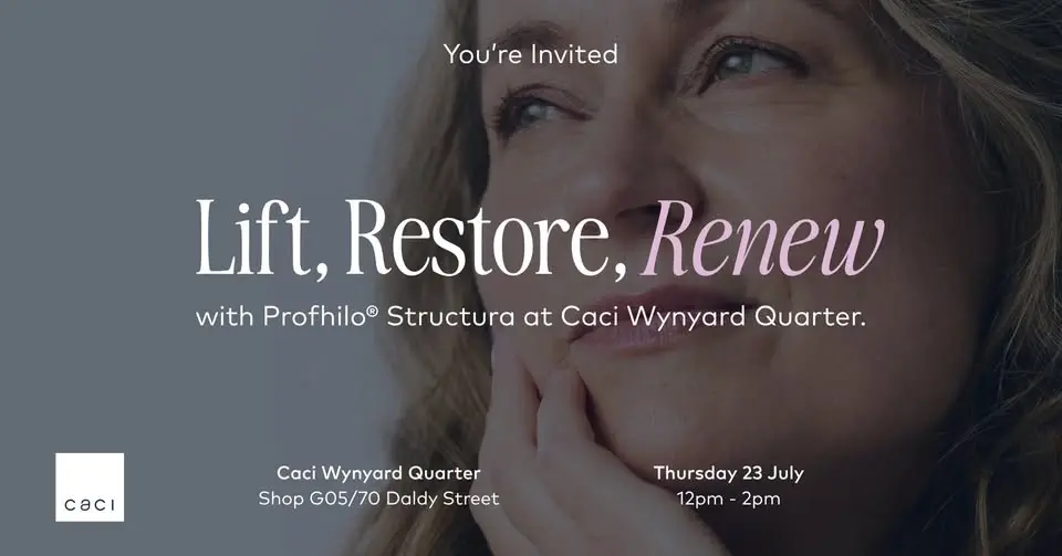 You're Invited: Lift, Restore, Renew with Caci Wynyard Quarter